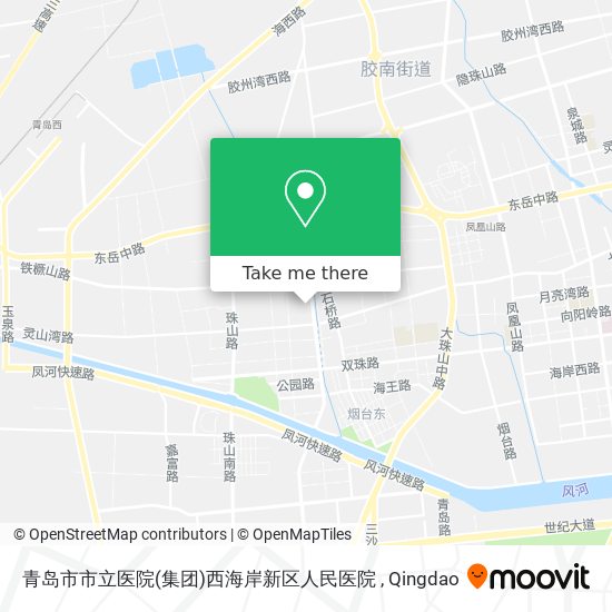 青岛市市立医院(集团)西海岸新区人民医院 map