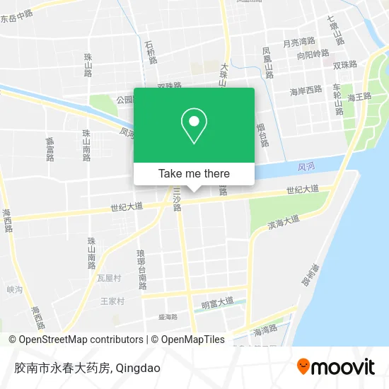 胶南市永春大药房 map