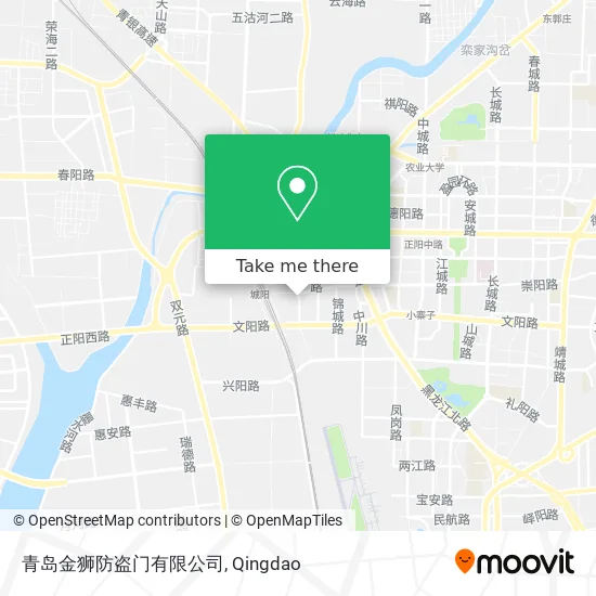 青岛金狮防盗门有限公司 map