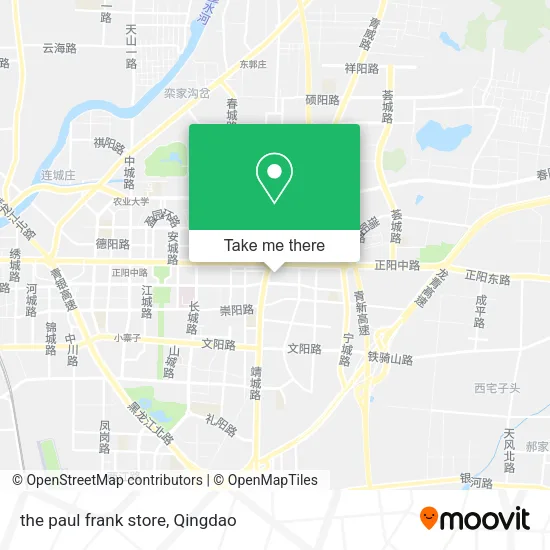 the paul frank store map