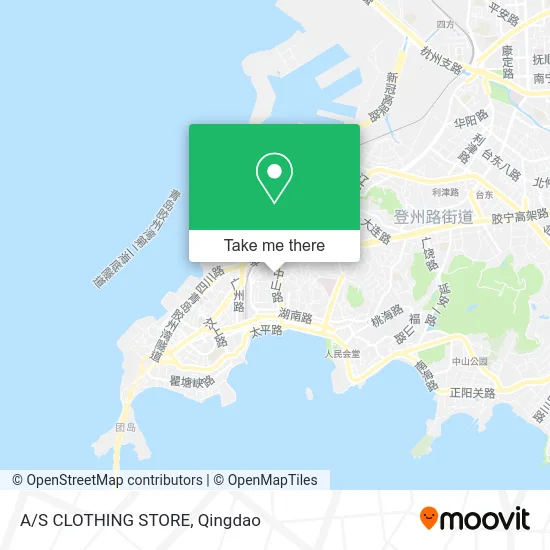 A/S Clothing Store map