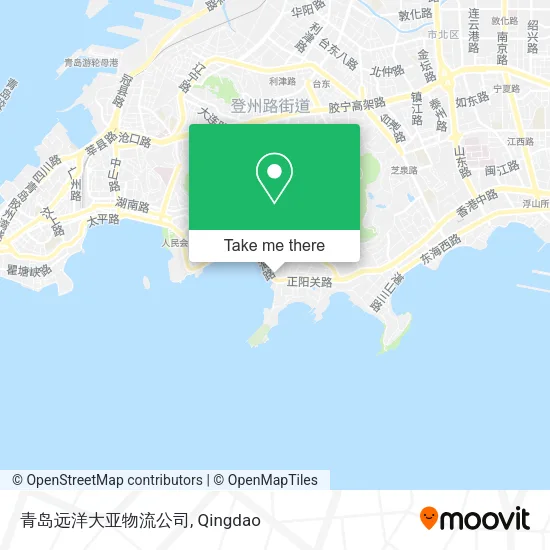 青岛远洋大亚物流公司 map