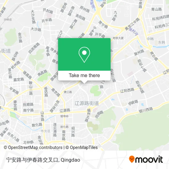 宁安路与伊春路交叉口 map