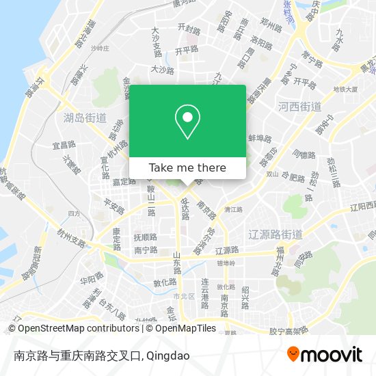 南京路与重庆南路交叉口 map