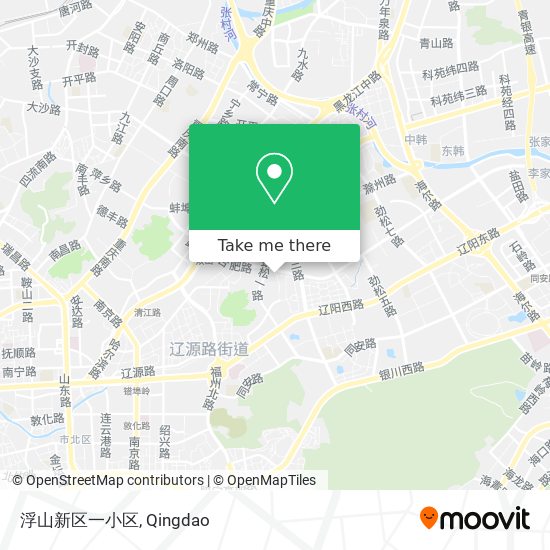 浮山新区一小区 map