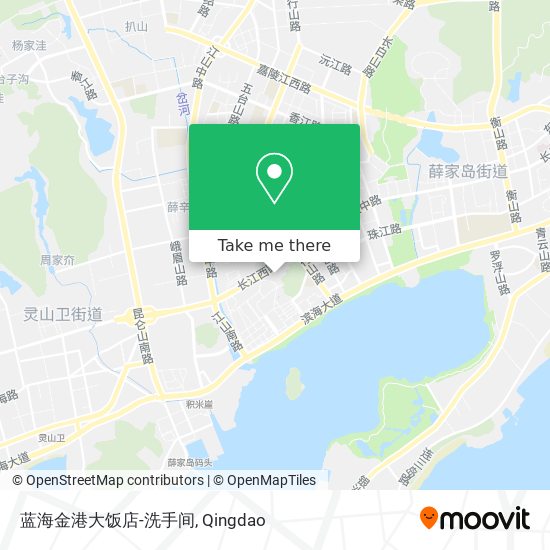 蓝海金港大饭店-洗手间 map