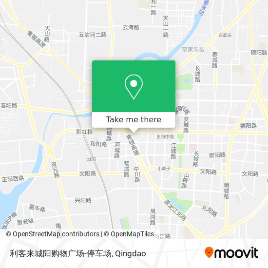 利客来城阳购物广场-停车场 map