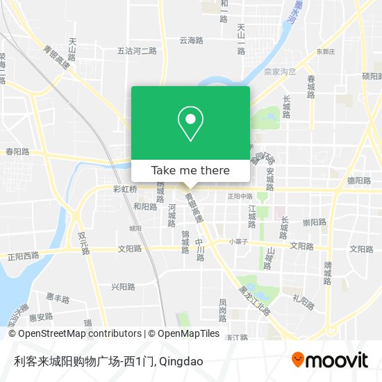 利客来城阳购物广场-西1门 map