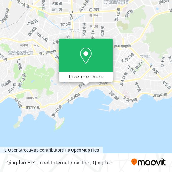 Qingdao FIZ Unied International Inc. map