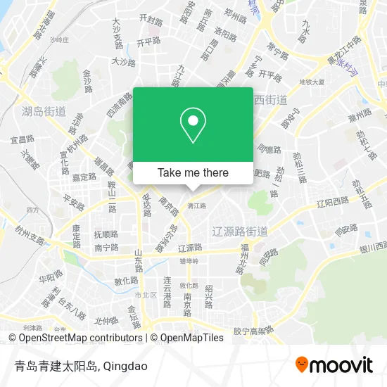 青岛青建太阳岛 map