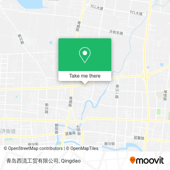 青岛西流工贸有限公司 map