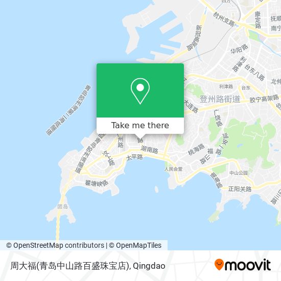 周大福(青岛中山路百盛珠宝店) map