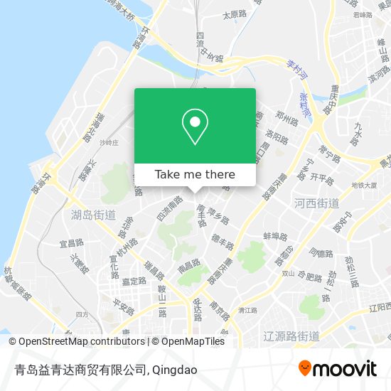 青岛益青达商贸有限公司 map