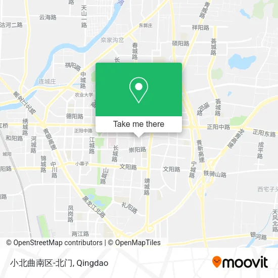 小北曲南区-北门 map