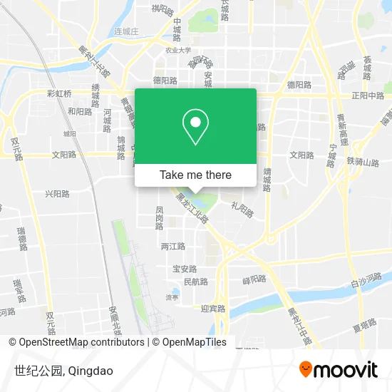 世纪公园 map