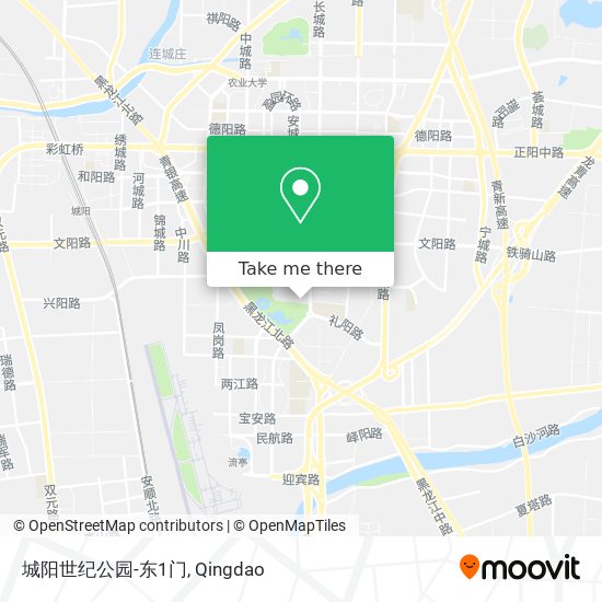 城阳世纪公园-东1门 map