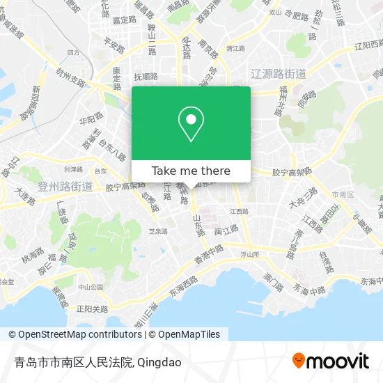 青岛市市南区人民法院 map