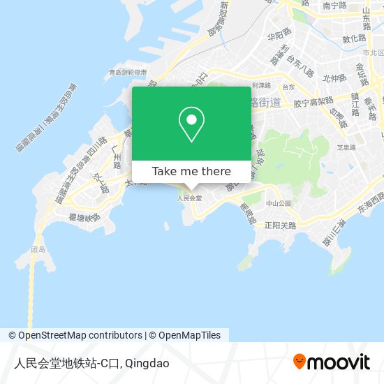 人民会堂地铁站-C口 map