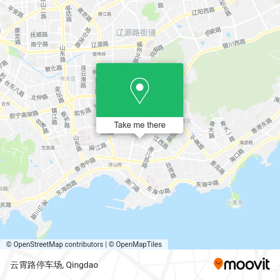 云霄路停车场 map