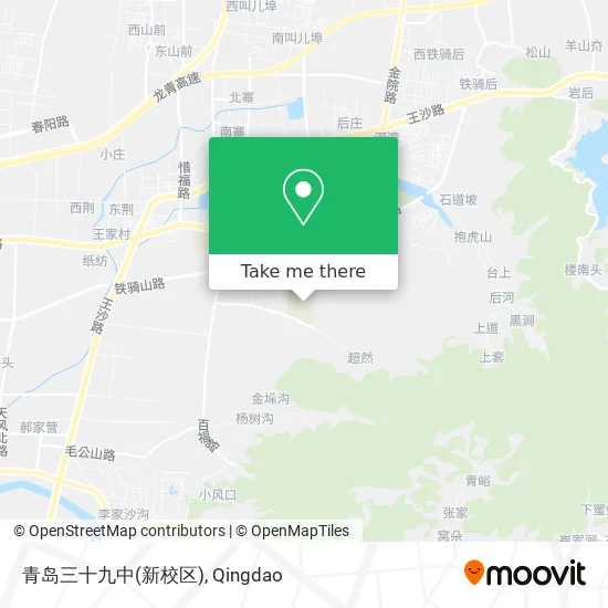 青岛三十九中(新校区) map