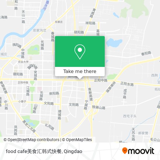 food cafe美食汇韩式快餐 map