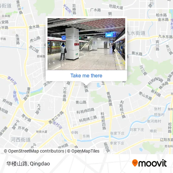 华楼山路 map
