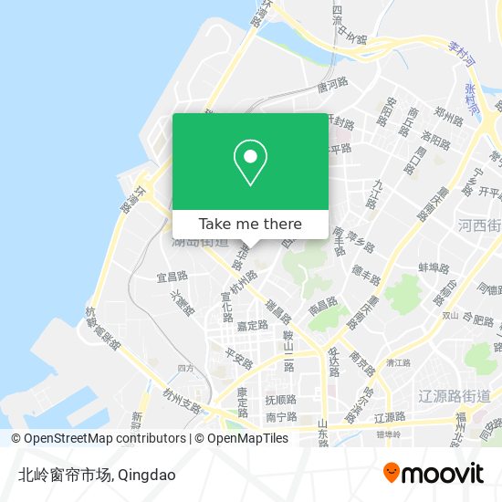 北岭窗帘市场 map
