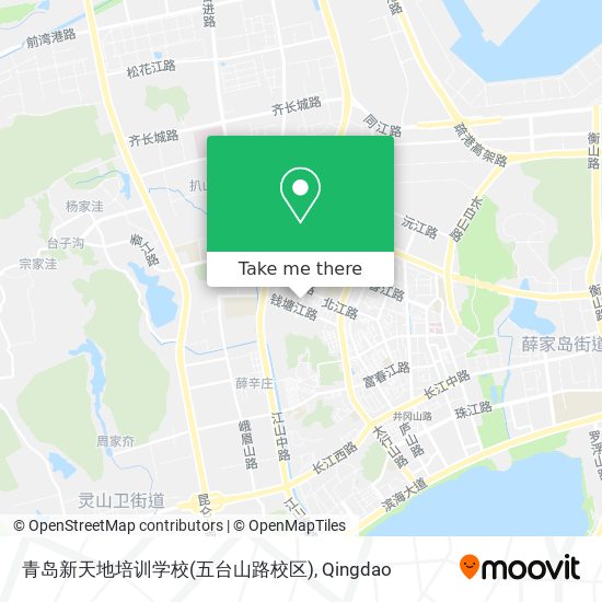 青岛新天地培训学校(五台山路校区) map