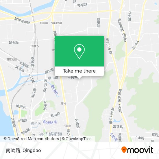 南岭路 map