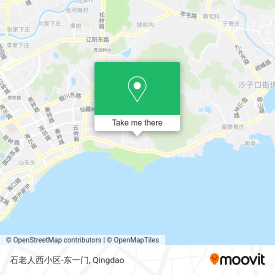 石老人西小区-东一门 map