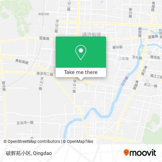 硕辉苑小区 map