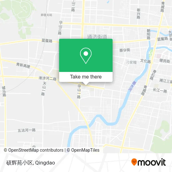 硕辉苑小区 map