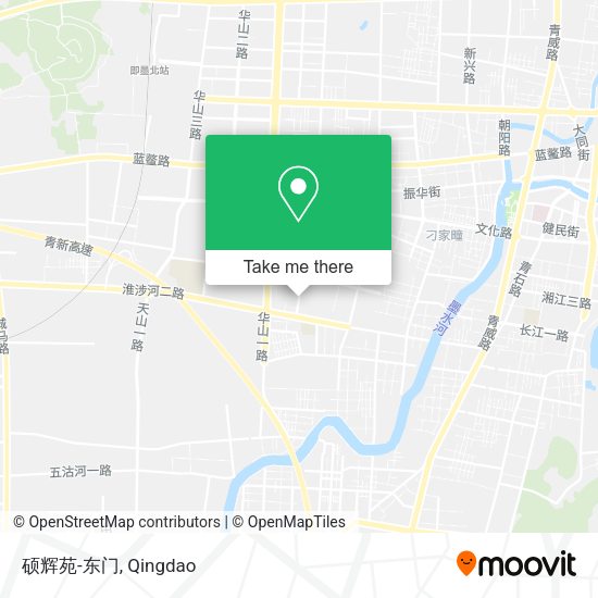 硕辉苑-东门 map