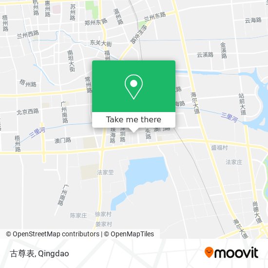 古尊表 map