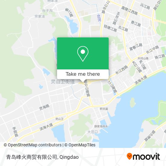 青岛峰火商贸有限公司 map