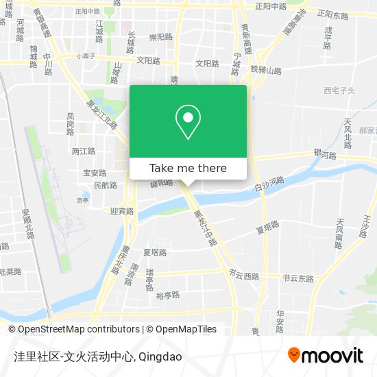洼里社区-文火活动中心 map