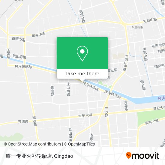 唯一专业火补轮胎店 map