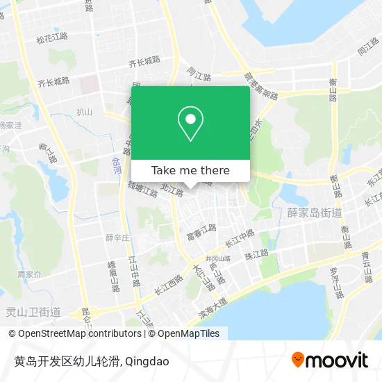 黄岛开发区幼儿轮滑 map