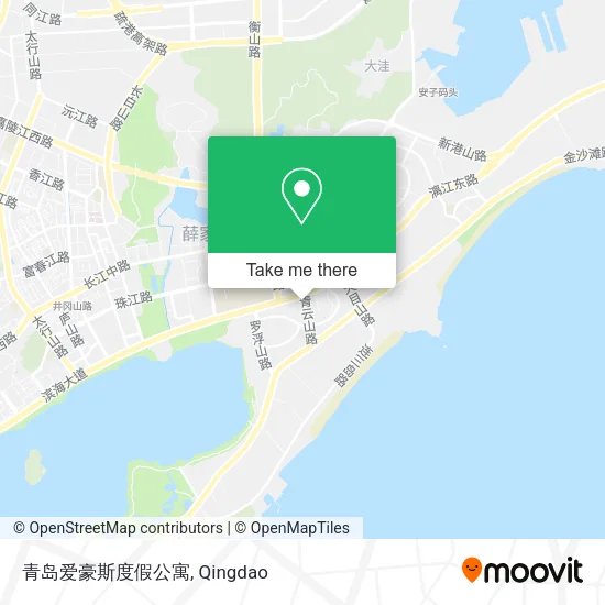 青岛爱豪斯度假公寓 map