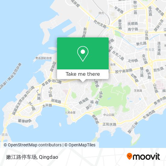 嫩江路停车场 map