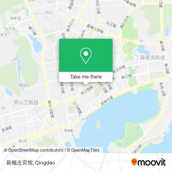新概念宾馆 map