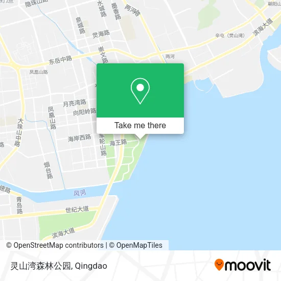 灵山湾森林公园 map