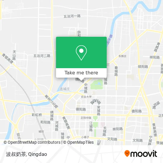 波叔奶茶 map