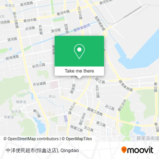中泽便民超市(恒鑫达店) map