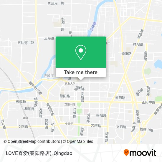 LOVE喜爱(春阳路店) map