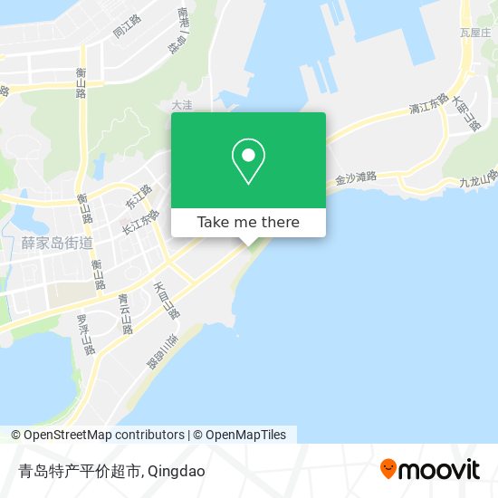 青岛特产平价超市 map