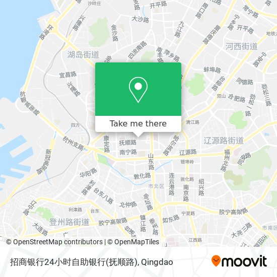 招商银行24小时自助银行(抚顺路) map