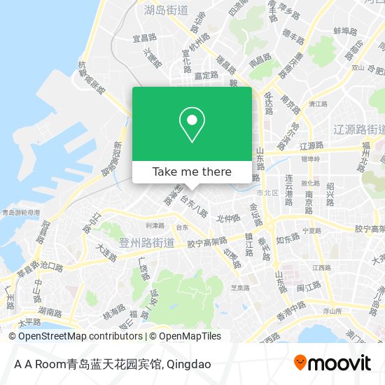 A A Room青岛蓝天花园宾馆 map
