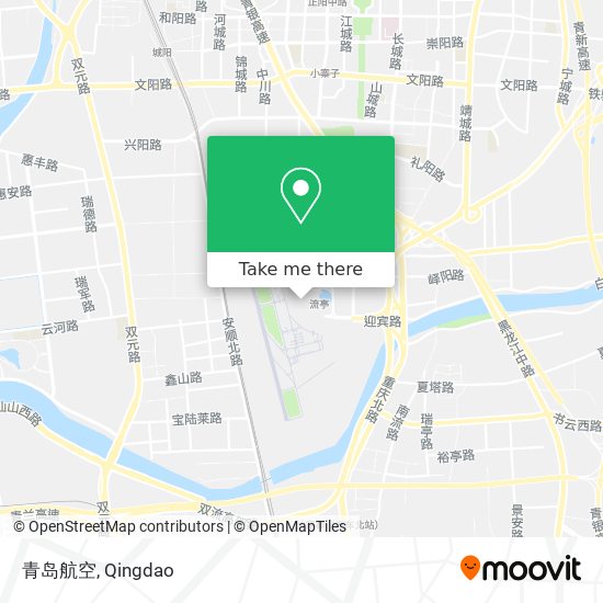 青岛航空 map