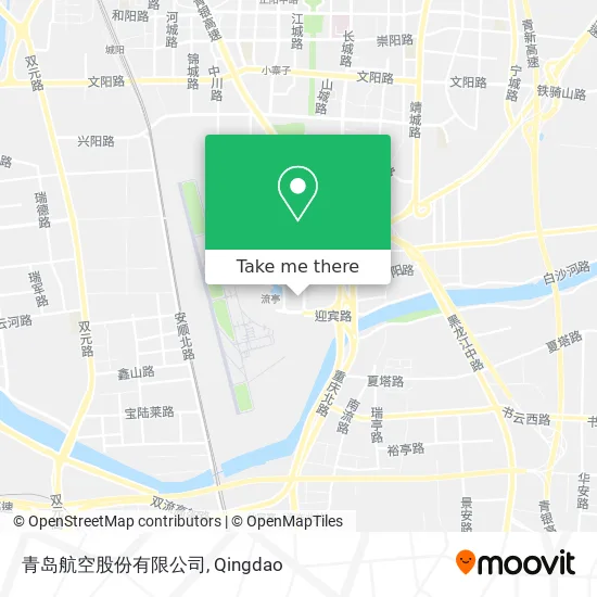 青岛航空股份有限公司 map